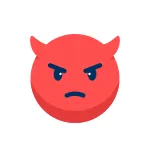 Emoticon Emotion Expression Face Mad Evil SVG Icon